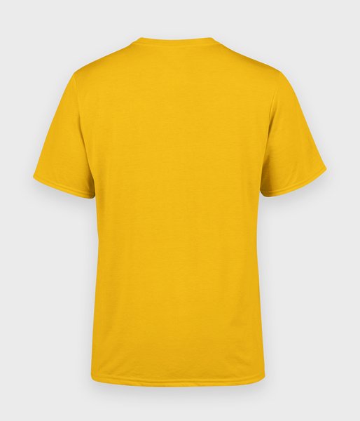Męska koszulka (bez nadruku, gładka) - żółta-2