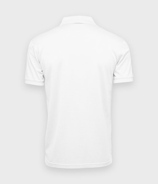 Męska koszulka polo (bez nadruku, gładka) - biała -2