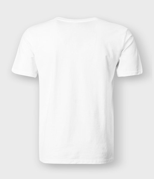 Męska koszulka v-neck (bez nadruku, gładka) - biała-2