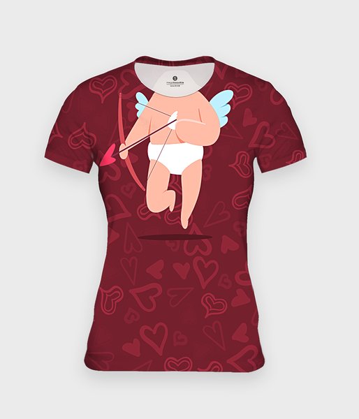 Mini Cupid tattoo - koszulka damska fullprint