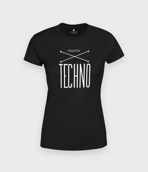 Mocno Techno 2 - koszulka damska