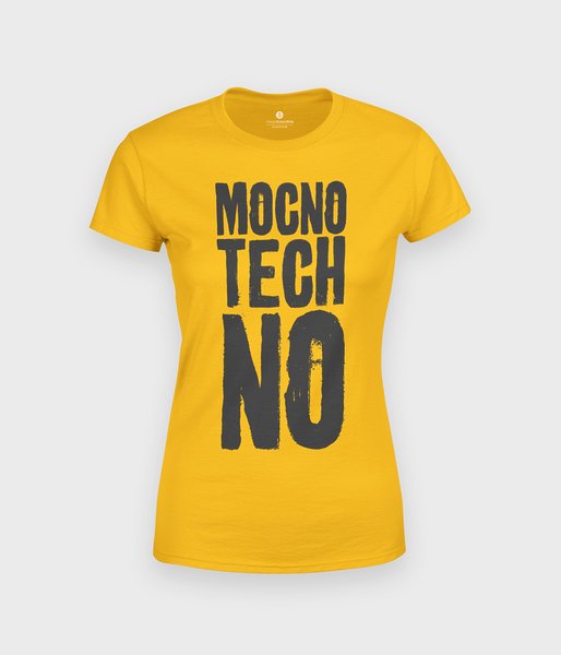 Mocno Techno - koszulka damska