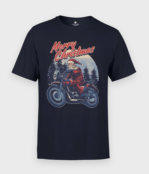 Motorcycle Santa - koszulka męska