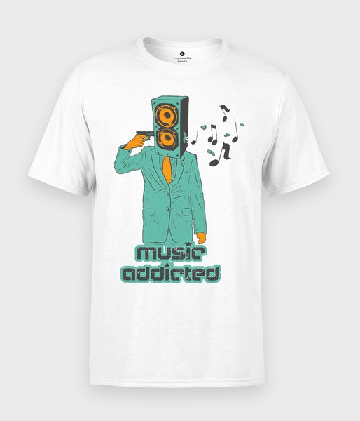 Music Addicted - koszulka męska