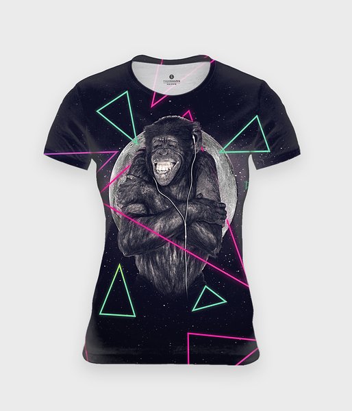Music chimp  - koszulka damska fullprint