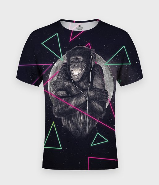 Music chimp - koszulka męska fullprint