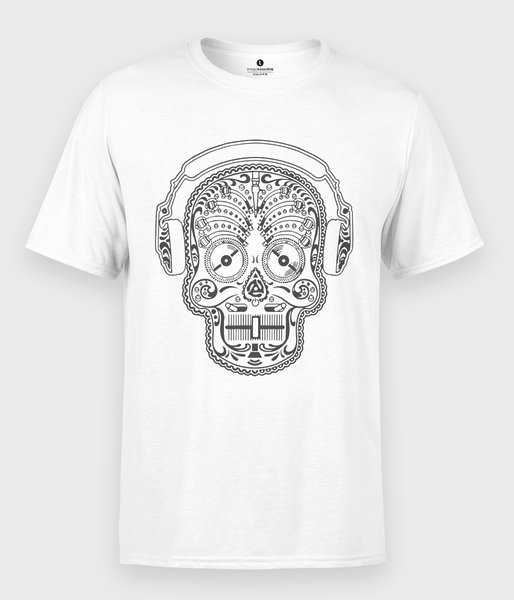 Muzyczna Sugar Skull  - koszulka męska