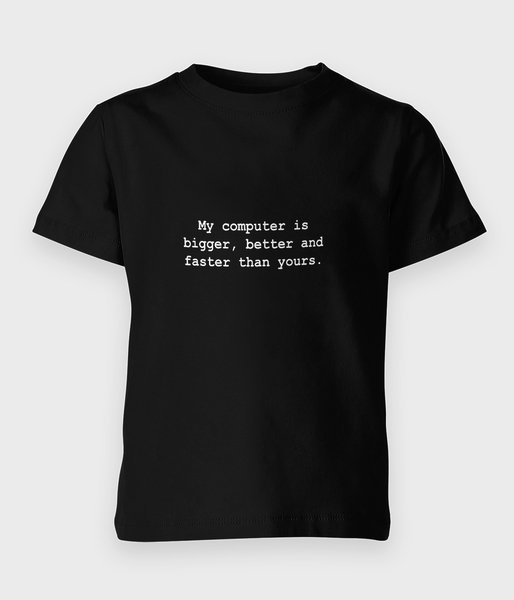 My computer - koszulka dziecięca