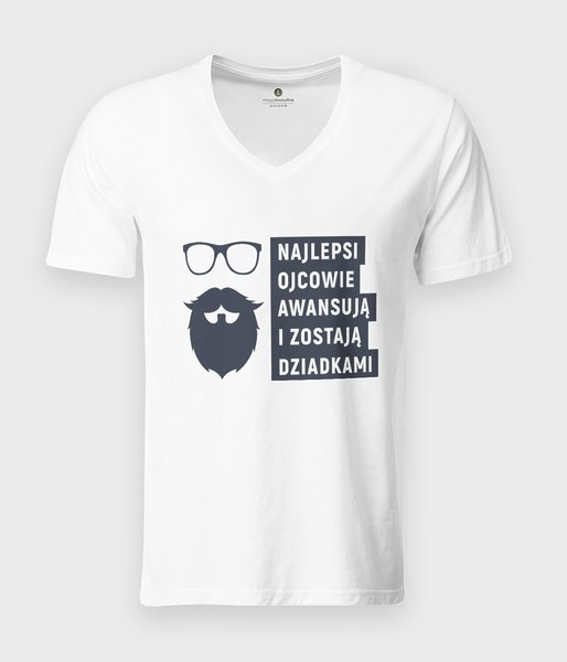 Najlepsi ojcowie - koszulka męska v-neck