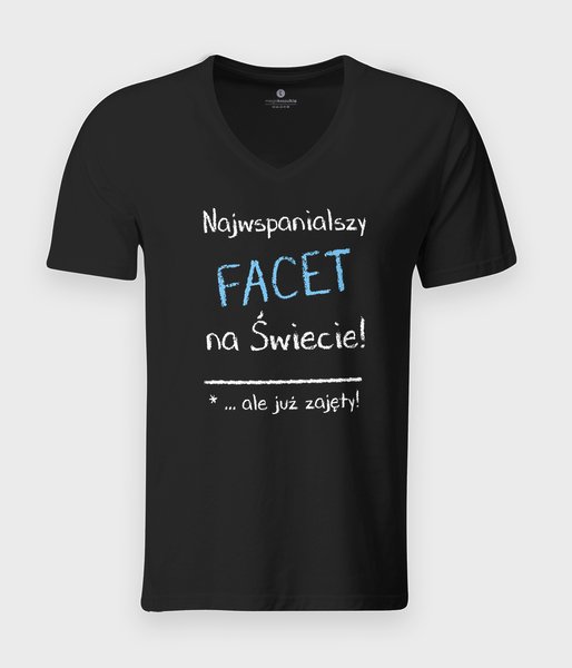 Najwspanialszy facet - koszulka męska v-neck