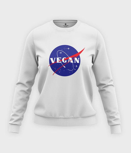 NASA Vegan - bluza klasyczna damska
