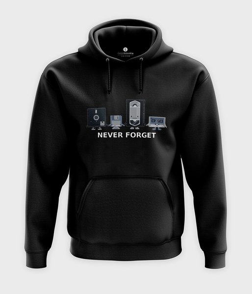 Never Forget - bluza z kapturem