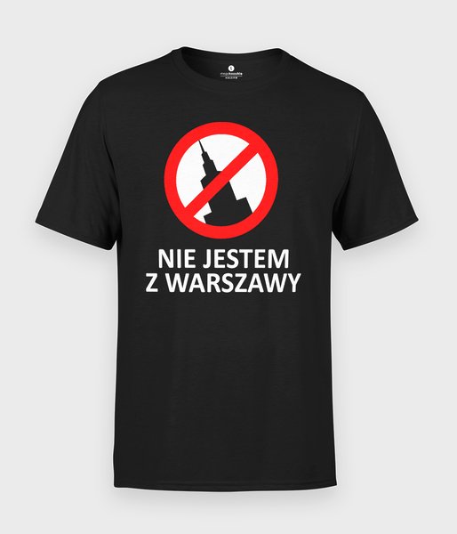 Nie jestem z Warszawy - koszulka męska