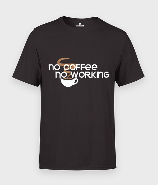 No coffee - koszulka męska