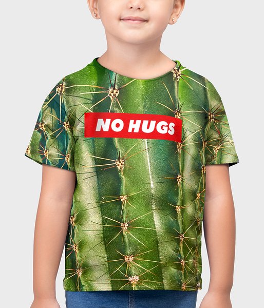 No hugs - koszulka dziecięca fullprint