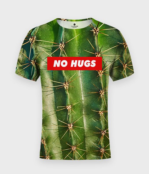 No hugs - koszulka męska fullprint