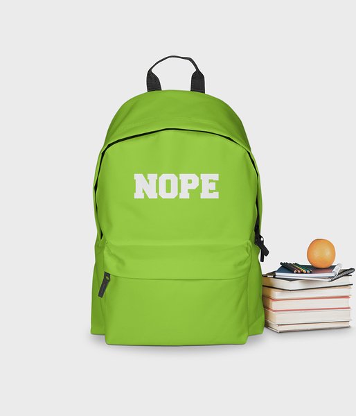 Nope - plecak zielony - plecak szkolny