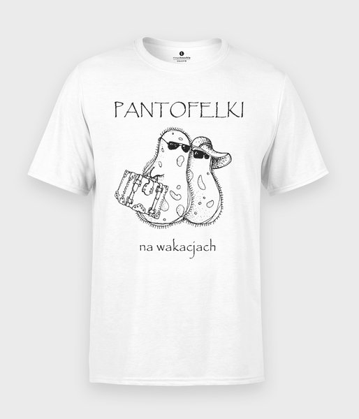 Pantofelki Na Wakacjach - koszulka męska