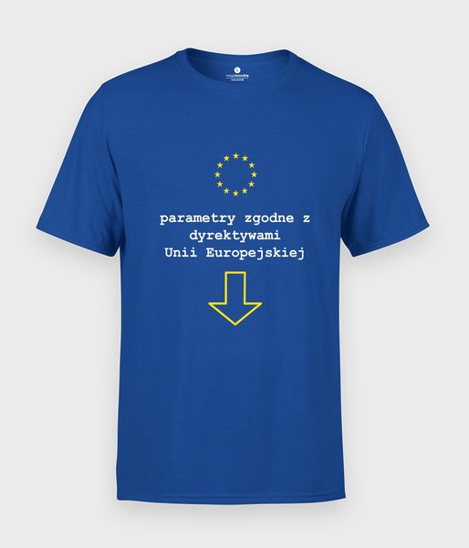 Parametry zgodne z Unią - koszulka męska