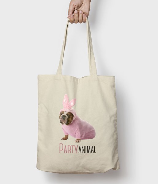 Party animal - torba bawełniana