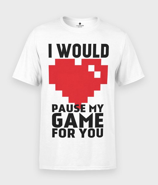 Pause my game - koszulka męska