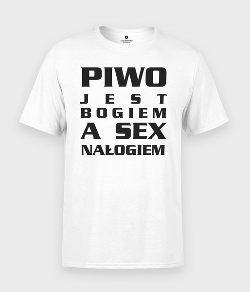 Piwo jest bogiem - koszulka męska