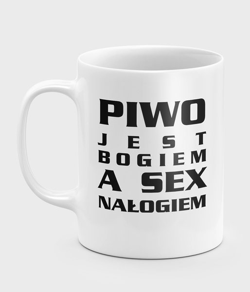 Piwo jest bogiem  - kubek