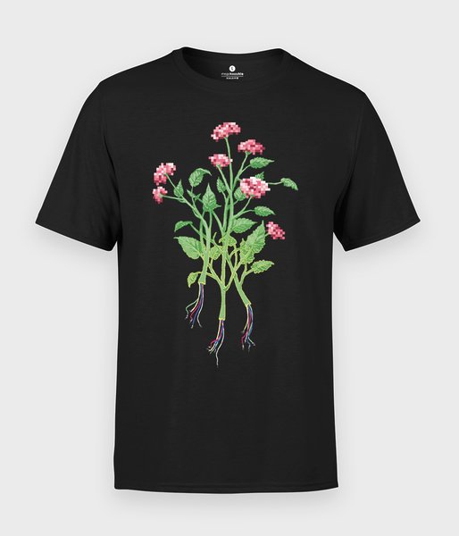Pixel Flowers - koszulka męska
