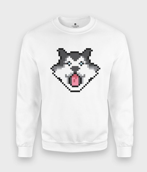 Pixel Husky - bluza klasyczna