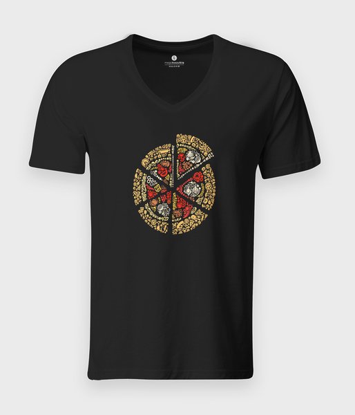 Pizza 2 - koszulka męska v-neck