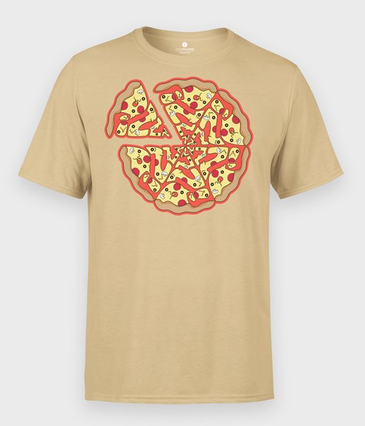 Pizza Text - koszulka męska