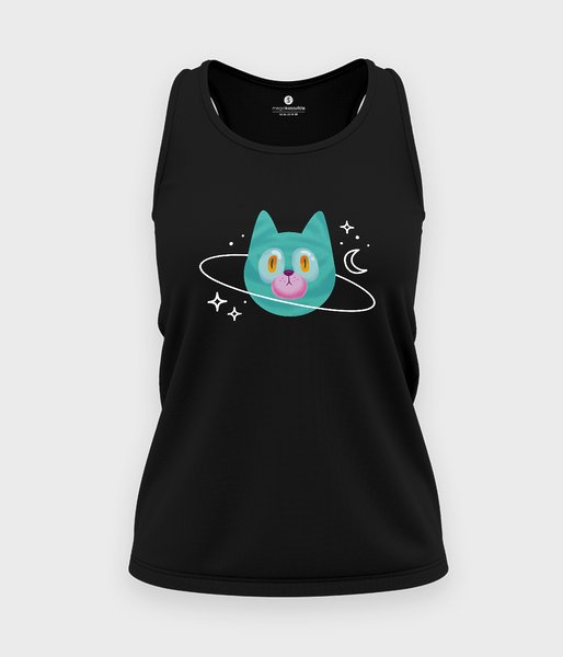 Planeta Kot - koszulka damska bez rękawów