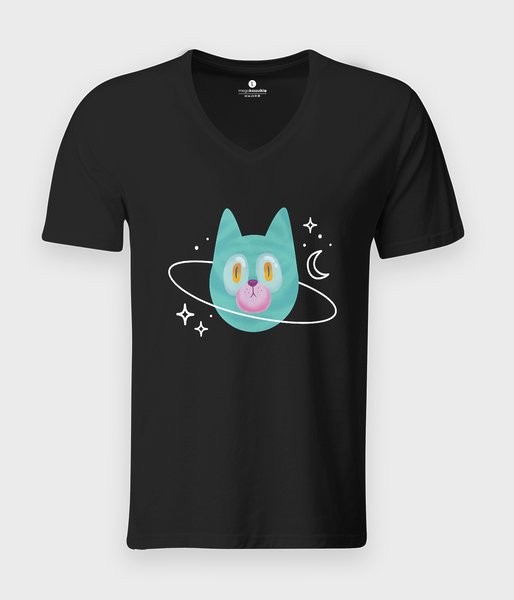 Planeta Kot - koszulka męska v-neck