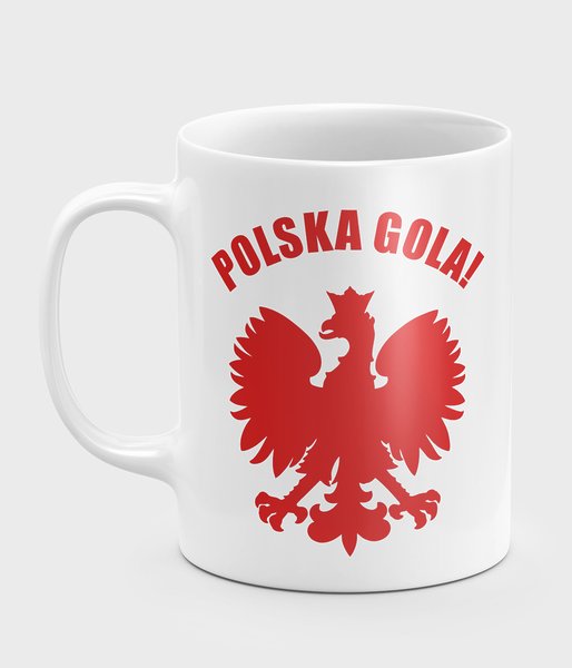 Polska gola z orłem - kubek