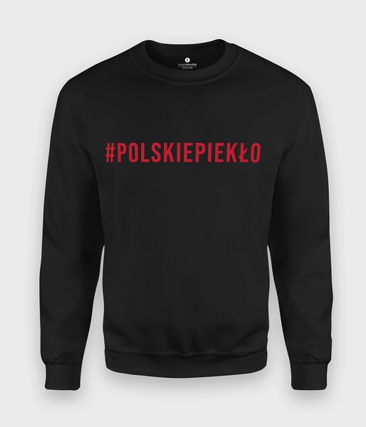 #POLSKIEPIEKŁO czerwony  - bluza klasyczna