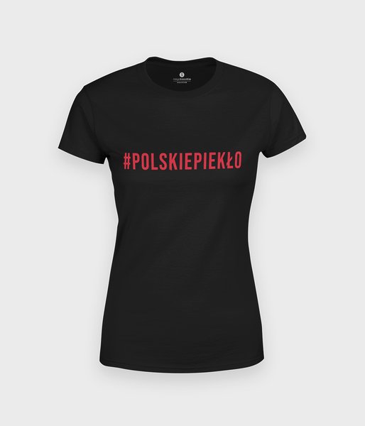 #POLSKIEPIEKŁO czerwony - koszulka damska