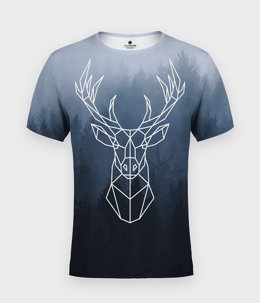 Polygon-deer - koszulka męska fullprint