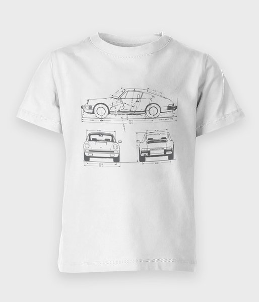Porsche Drawing - koszulka dziecięca
