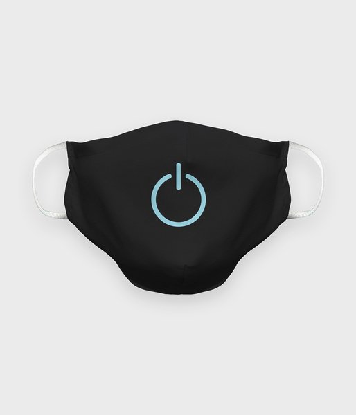 Power button - maska na twarz premium