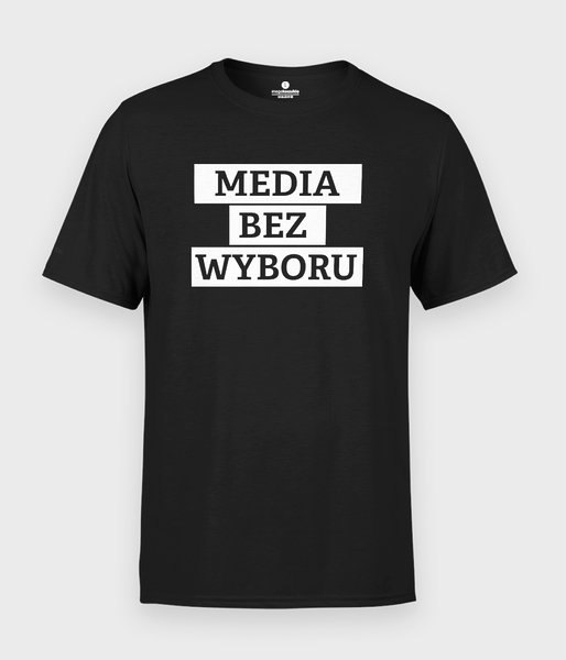 Protest mediów - koszulka męska