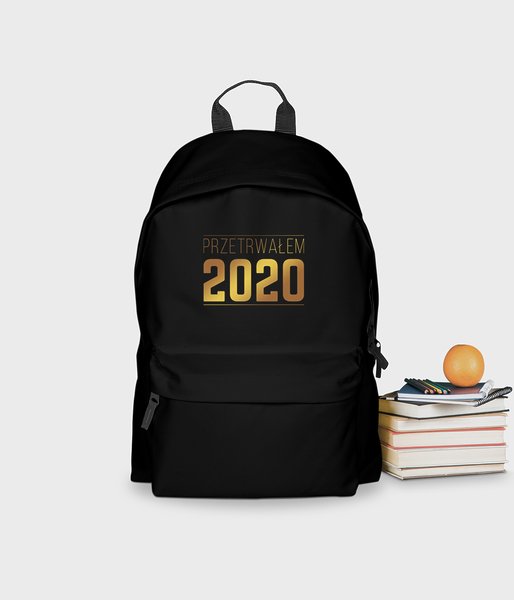 Przetrwałem 2020 złoty - plecak szkolny