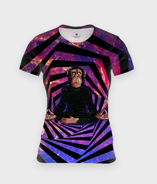 Psychodelic chimp  - koszulka damska fullprint