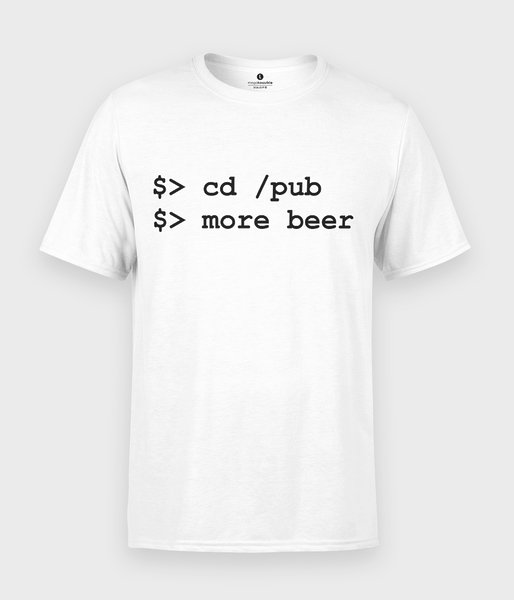 Pub - more beer - koszulka męska