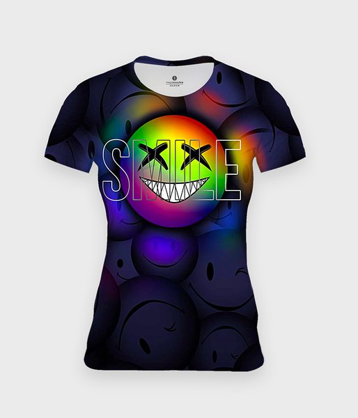 Rainbow Smile - koszulka damska fullprint
