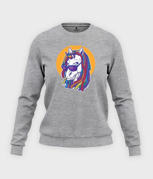 Rainbow Unicorn  - bluza klasyczna damska