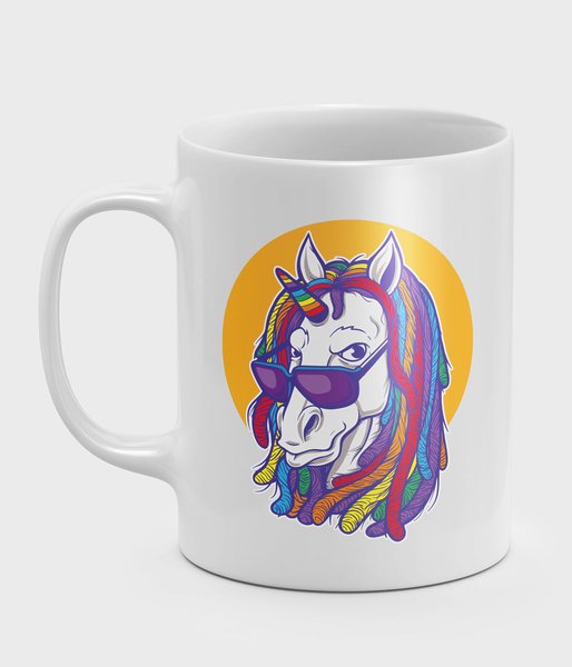 Rainbow unicorn - kubek