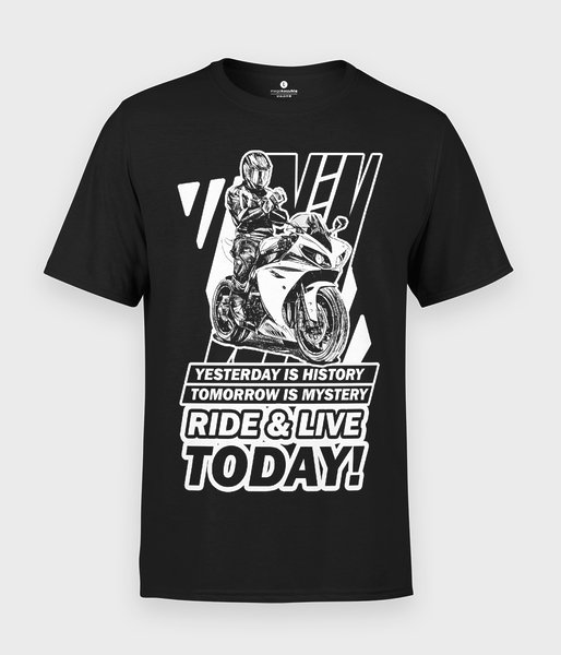 Ride and Live - koszulka męska