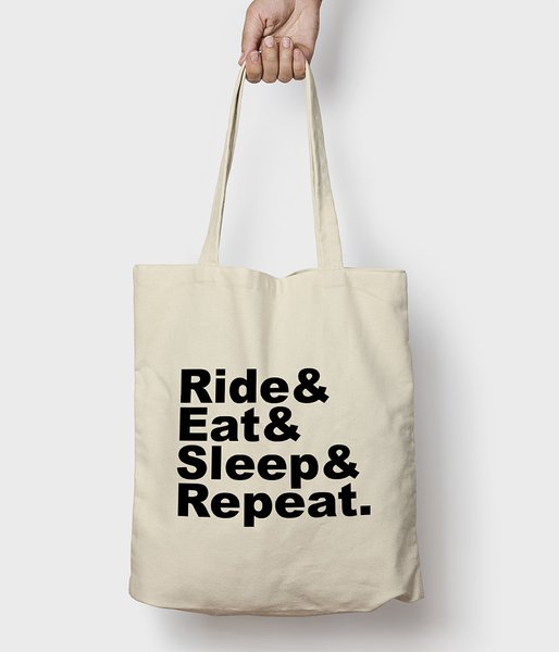 Ride Repeat - torba bawełniana