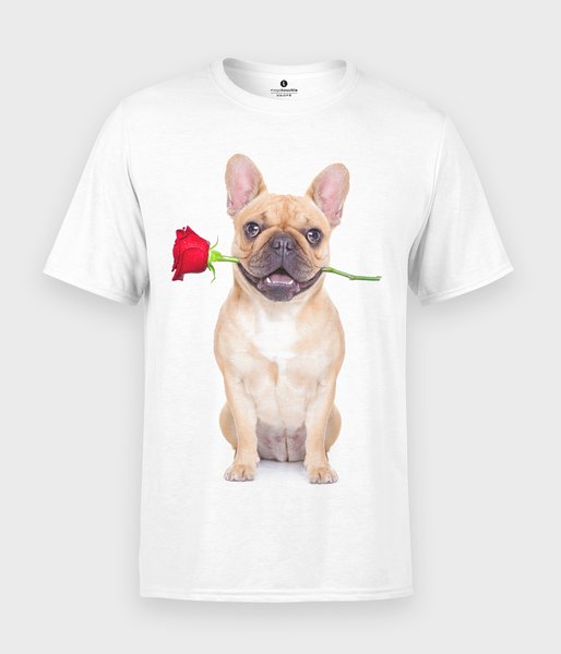 Romantic dog - koszulka męska