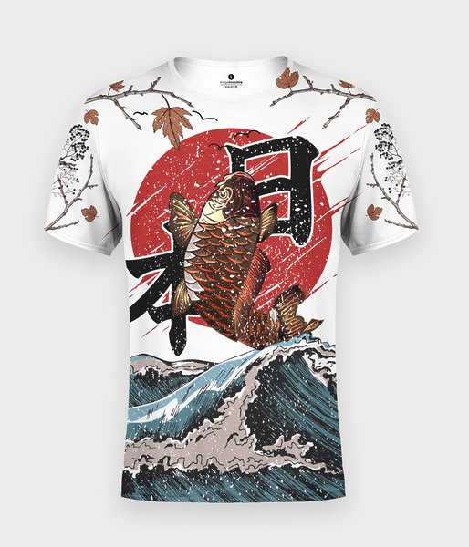 Ryba Koi - koszulka męska fullprint